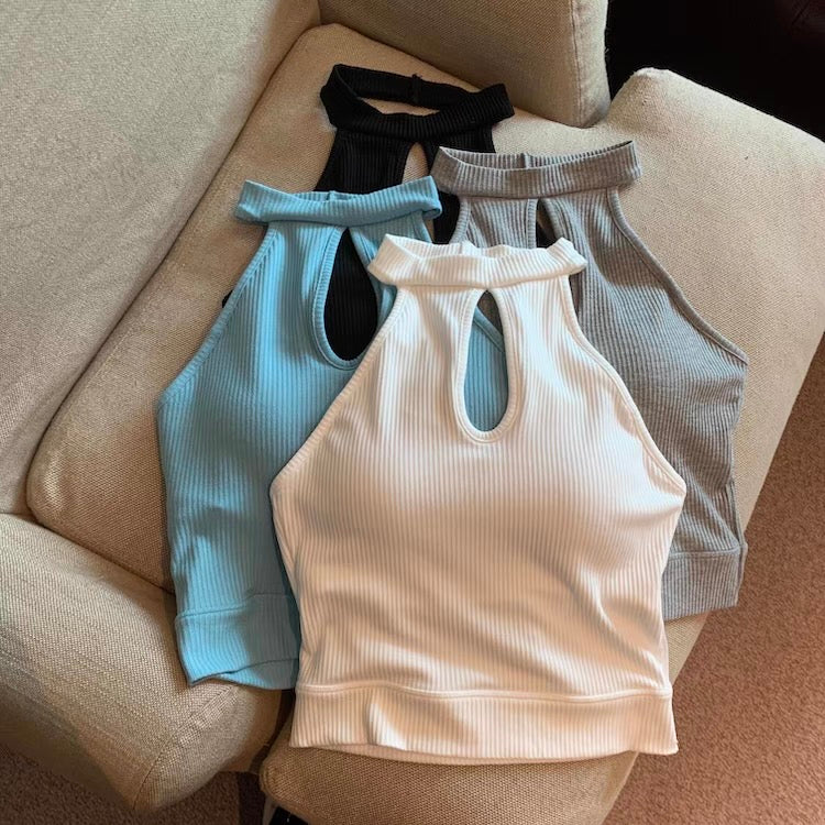 Kavya Halter Neck Built-In Bra Camisole